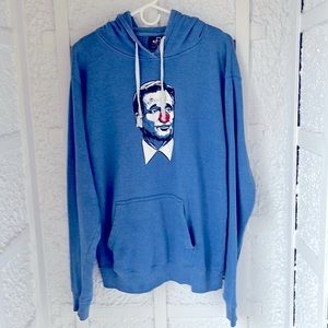 Men’s J America hooded blue sweatshirt size XL great condition